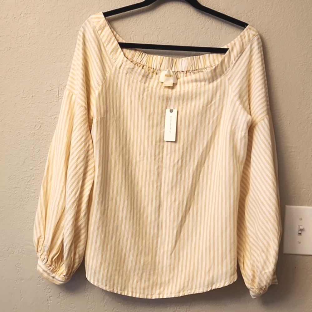 New Yellow Maeve Blouse - Picture 1 of 3